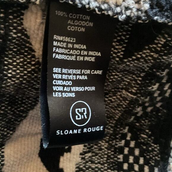 Sloane Rouge Women's Jackets Hooded Aztec Print Geometric Tribal Printed Dino M - Picture 8 of 8